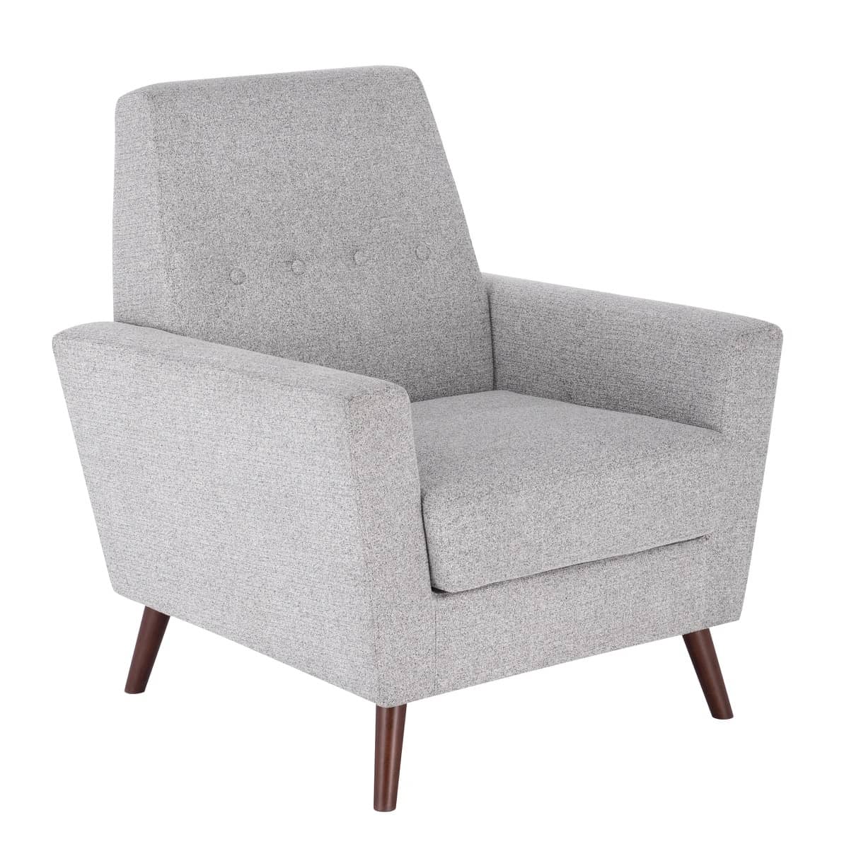 Modern Accent Chair with Button Tufting